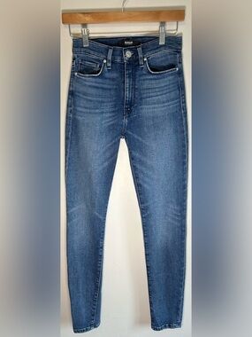 Hudson Los Angeles Barbara Super Skinny Head Over Heels Blue Jeans Size 26 NWOT